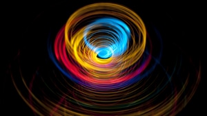 Abstract, Circle, Motion, 4K wallpaper