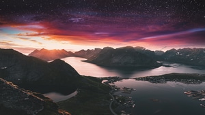 Landscape, Mountains, Nature, Lake, 4K wallpaper