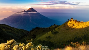 Island, Volcano, Nature, 4K wallpaper