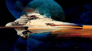 Spaceship, Artist, Artwork, Digital Art, 4K wallpaper