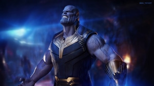 Thanos, Superheroes, Artwork, Digital Art, 4K wallpaper