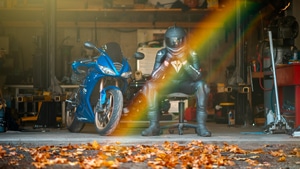 Daytona, Biker, Bikes, Helmet, 4K wallpaper