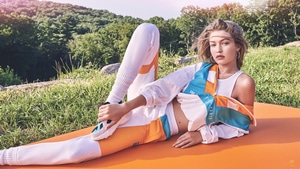 Gigi Hadid, Celebrities, Girls, Reebok, Reebok, 4K wallpaper