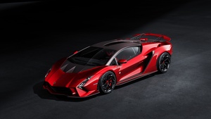Lamborghini Invencible, One off cars, Sports cars, 2024, Dark background, 4K wallpaper