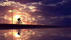 Cycle, Artist, Artwork, Digital Art, Reflection, 4K wallpaper