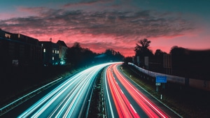 Highway, Long Exposure, Nature, 4K wallpaper