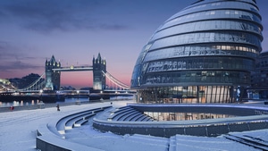 Winter, Morning, London, Photography, 4K wallpaper