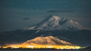 Mount Shasta, Mountains, Nature, California, 4K wallpaper