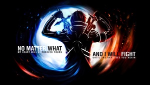 Sword Art Online, SAO, Dark background, 4K wallpaper