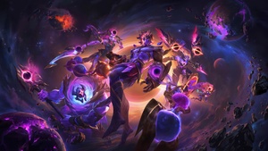 League of Legends, Purple aesthetic, 4K wallpaper