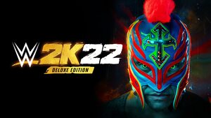 WWE 2K22, Rey Mysterio, PC Games, PlayStation 5, PlayStation 4, Xbox One, Xbox Series X and Series S, Deluxe Edition, 4K wallpaper
