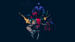 Batman, Superheroes, Deviantart, Batgirl, Robin, Nightwing, Red Hood, 4K wallpaper