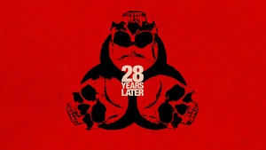 28 Years Later, 2025 Movies, Red background, 4K wallpaper