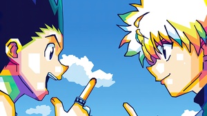 Hunter x Hunter, Gon Freecss, Killua Zoldyck, Aesthetic anime, 4K wallpaper