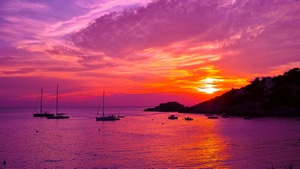 Beach, Nature, Evening, 4K wallpaper