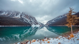 Lake, Canada, Nature, 4K wallpaper