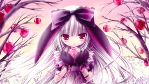 Anime Girl, Anime, Heart, Pink, Digital Art, Artist, Artwork, 4K wallpaper