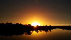Sunset, Evening, Nature, 4K wallpaper