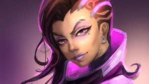 Sombra, Overwatch, Artwork, Games, 4K wallpaper