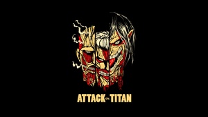 Attack on Titan, AMOLED, Shingeki no Kyojin, Black background, 4K wallpaper