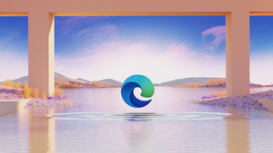 Microsoft Edge, Outdoor, Landscape, Surreal, 4K wallpaper