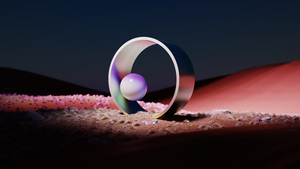 3D background, Night, Surreal, Landscape, 4K wallpaper