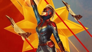 Captain Marvel Movie, Captain Marvel, 2019 Movies, Movies, Brie Larson, Carol Danvers, Deviantart, Artwork, 4K wallpaper