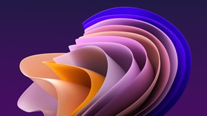 Purple background, Abstract background, Windows 11 22H2, Stock, 4K wallpaper