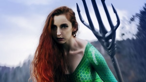 Mera, Superheroes, Cosplay, 4K wallpaper