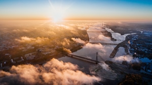 Aerial, City, Buildings, Photography, 4K wallpaper