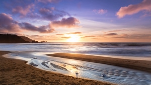Waves, Ocean, Beach, Nature, 4K wallpaper