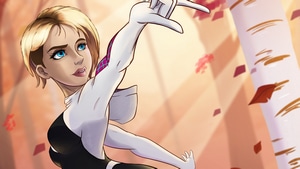 Spiderman Into The Spider Verse, Gwen Stacy, Superheroes, Animated Movies, Artist, Digital Art, Behance, 4K wallpaper