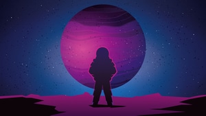 Astronaut, Artist, Artwork, Digital Art, 4K wallpaper