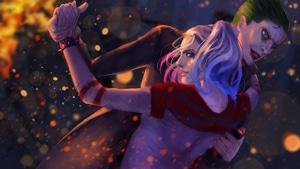 Joker, Harley Quinn, Supervillain, Artist, Deviantart, Artwork, Digital Art, Superheroes, 4K wallpaper