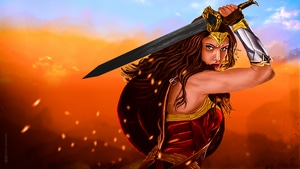 Wonder Woman, Superheroes, Artist, Artwork, Behance, Digital Art, 4K wallpaper
