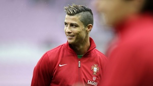 Cristiano Ronaldo, Smiling, Portugal football player, 4K wallpaper