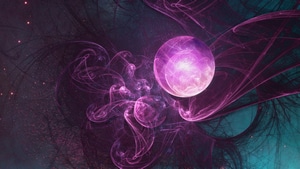 Fractal, Abstract, Stars, Digital Art, 4K wallpaper
