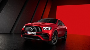Mercedes-Benz AMG GLE 63 S, Red cars, Coupe, 4K wallpaper