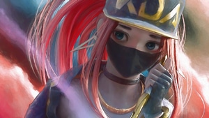 Akali League Of Legends, League Of Legends, Fantasy Girls, Artist, Artwork, Digital Art, 4K wallpaper