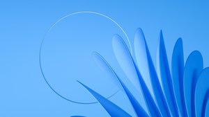 Glass, Blue background, Abstract background, Surreal, 4K wallpaper