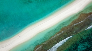 Aerial, Coast, Nature, Drone View, 4K wallpaper