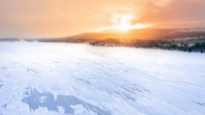 Lake, Frozen, Nature, 4K wallpaper