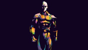 Saitama, One Punch Man, 4K wallpaper