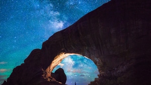 Milky Way, Arch, Nature, Photography, 4K wallpaper