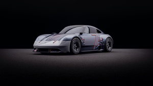 Porsche Vision 357, Concept cars, Dark background, 2023, 4K wallpaper