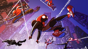 Spiderman Into The Spider Verse, Spiderman, Superheroes, Artwork, Artist, Digital Art, Behance, 4K wallpaper