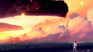 Anime Girl, Anime, Fantasy, Artist, Artwork, Digital Art, 4K wallpaper