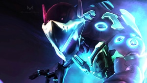 Genji Overwatch, Iron Man, Superheroes, Games, Artist, Artwork, Digital Art, 4K wallpaper