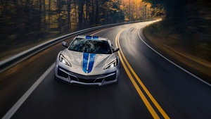 Chevrolet Corvette E-Ray 3LZ, Hybrid sports car, Convertible, 2023, 4K wallpaper