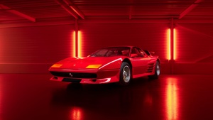 Pininfarina, Red cars, Red background, 4K wallpaper
